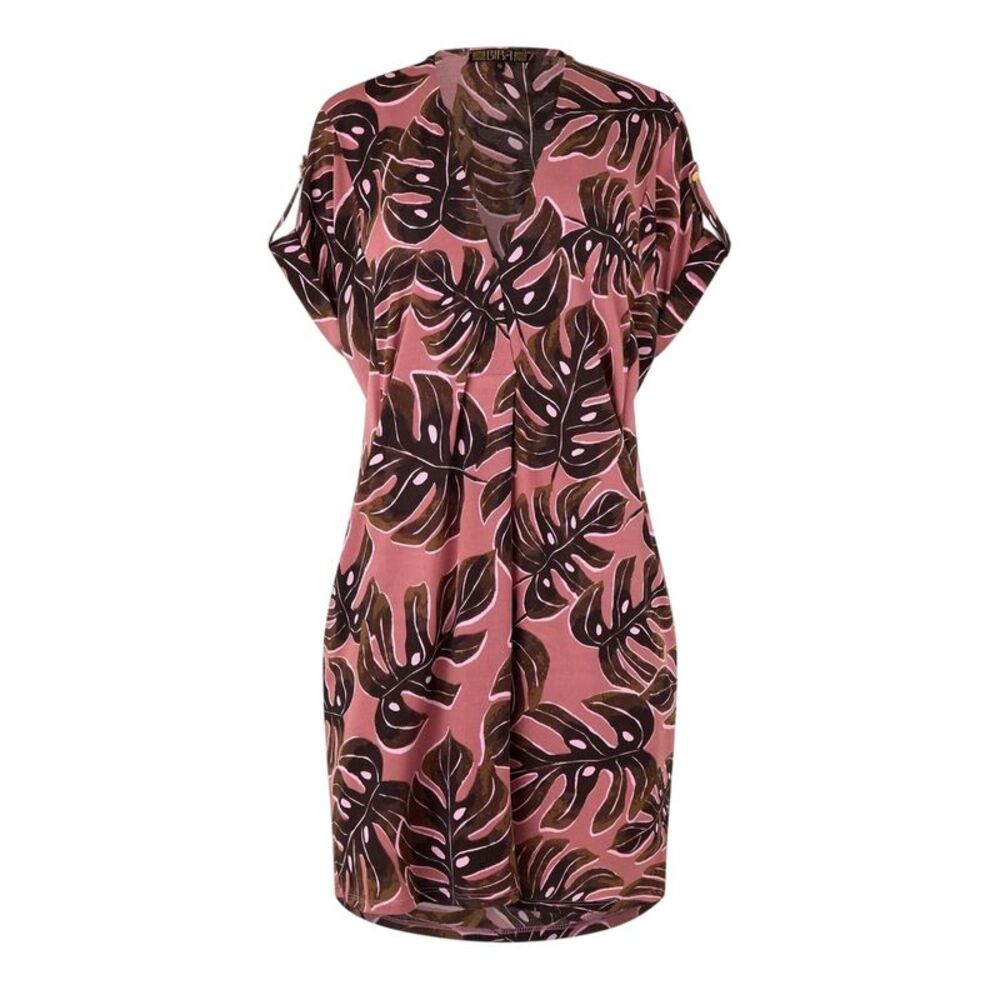 Biba Womens/Ladies All-Over Print Tunic Dress / Sunkissed/Palm Leaf